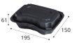 画像2: バイオデリカ　シェルBOX40　黒　300枚入り (2)